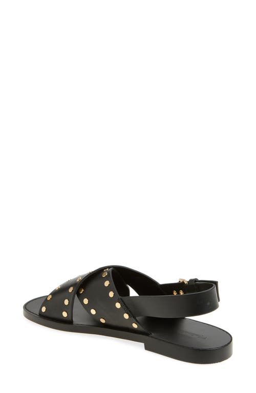 Madewell The Tuley Crossover Sandal In True Black