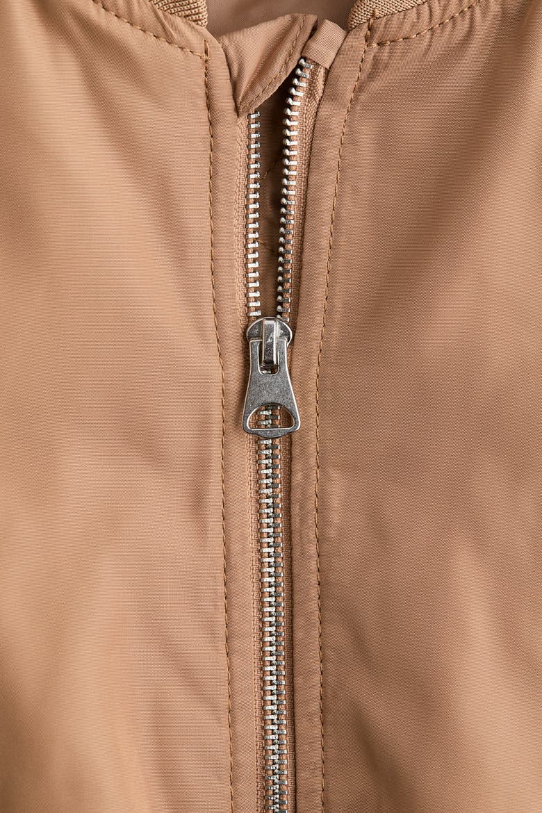 Bomber Jacket, Alternate, color, Light brown