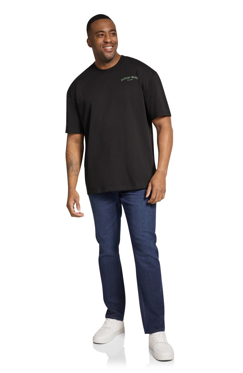 Johnny Bigg Chasing Waves Organic Cotton Graphic T-Shirt, Alternate, color, 