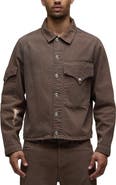 Hudson Jeans Flap Cotton Shirt Jacket