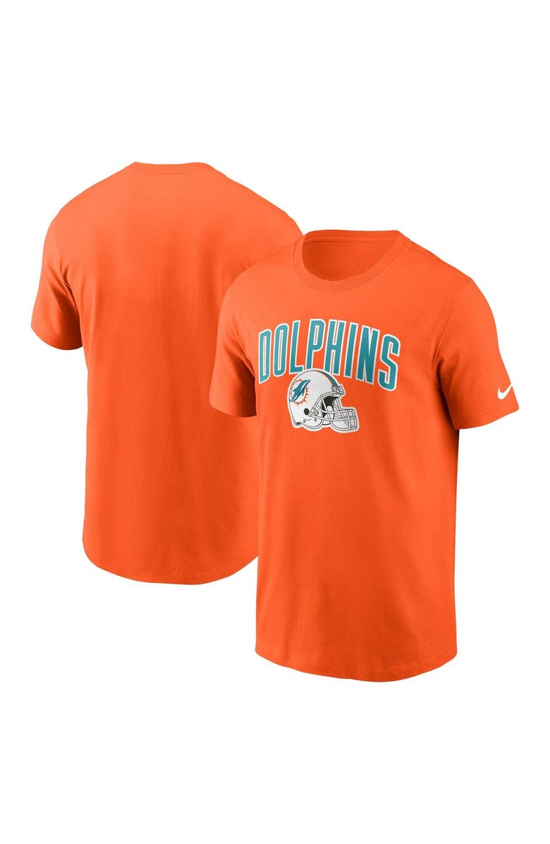Nike Men's Nike Orange Miami Dolphins Team Athletic T-Shirt, Main, color,