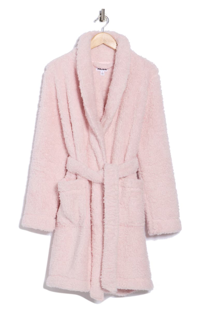 Abound Cozy Dorm Robe, Alternate, color, Pink Primrose