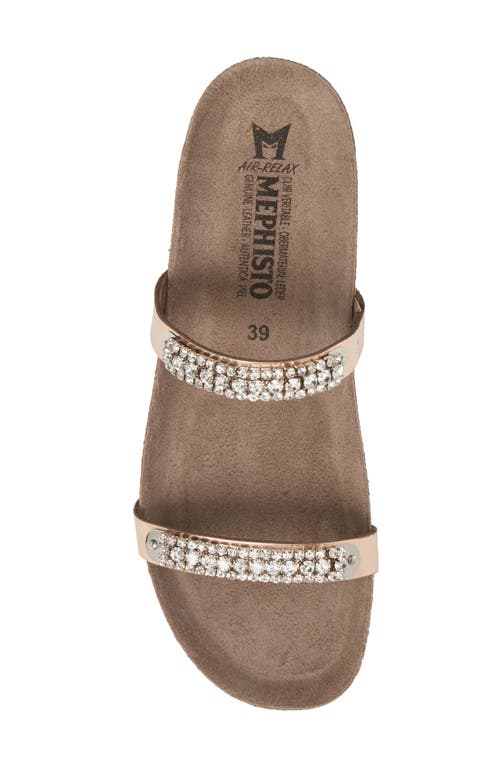 Mephisto 'ivana' Crystal Embellished Slide Sandal In Multi