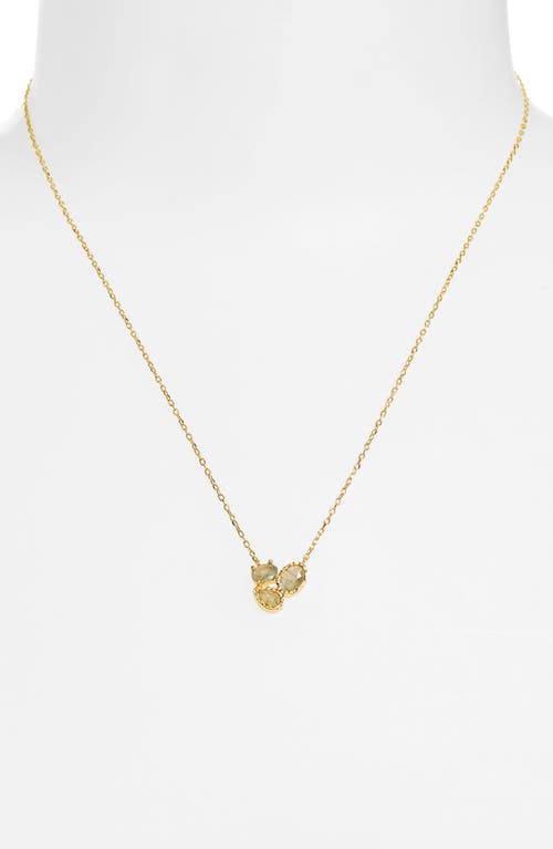 Argento Vivo Labradorite Cluster Pendant Necklace
