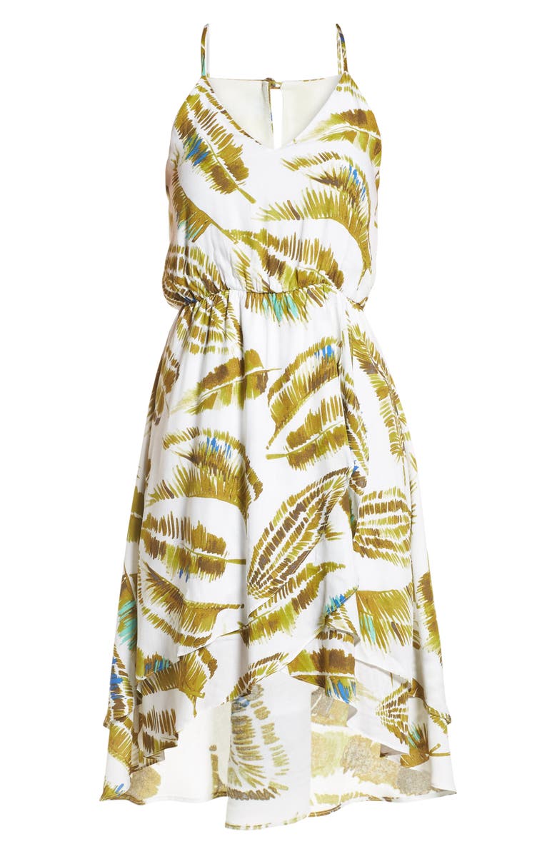 EVERLY Ruffle Hem Dress, Alternate, color, 