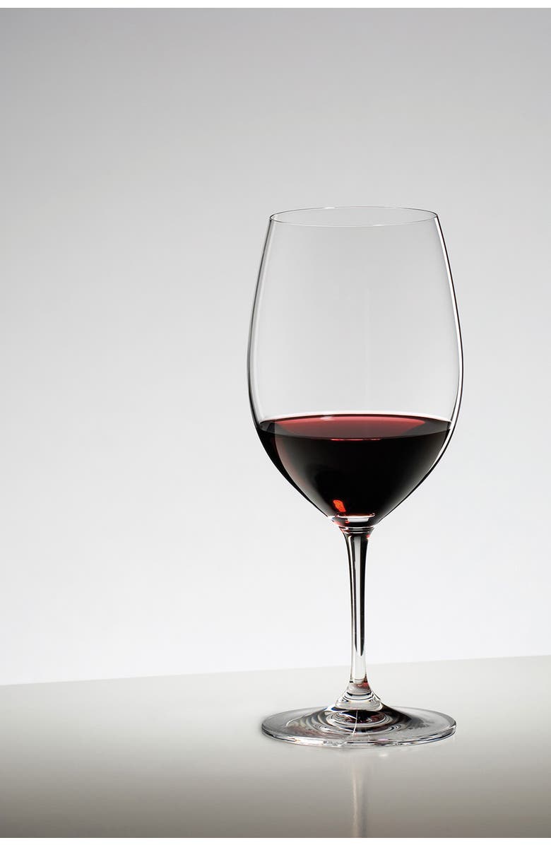 Riedel Vinum Cabernet/Merlot Wine Glasses, Set of 2, Alternate, color, Clear