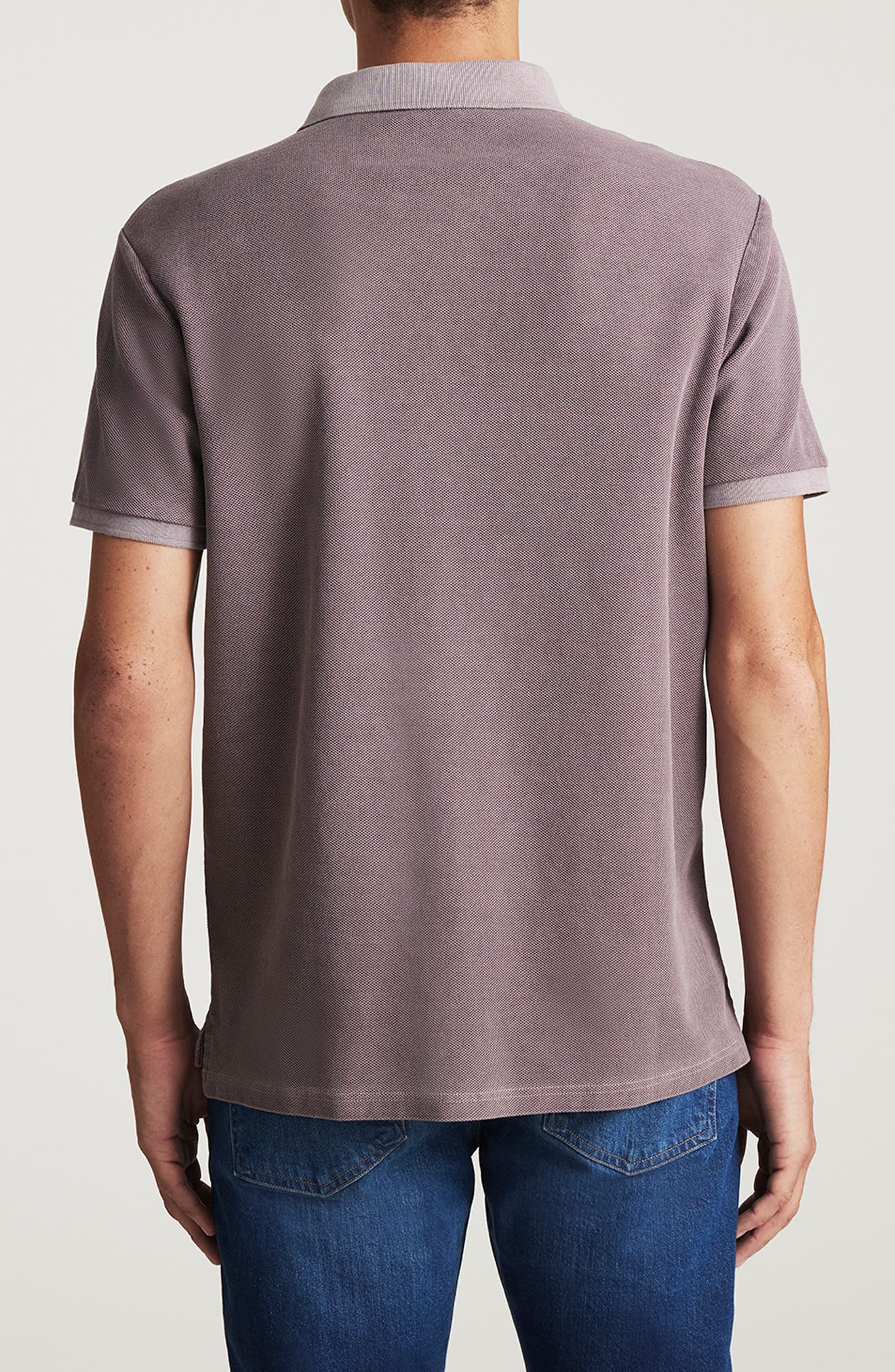 Solid Cotton Pique Polo - image 2