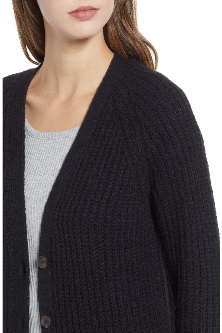 Grandpa Cardigan, Alternate, color, BLACK