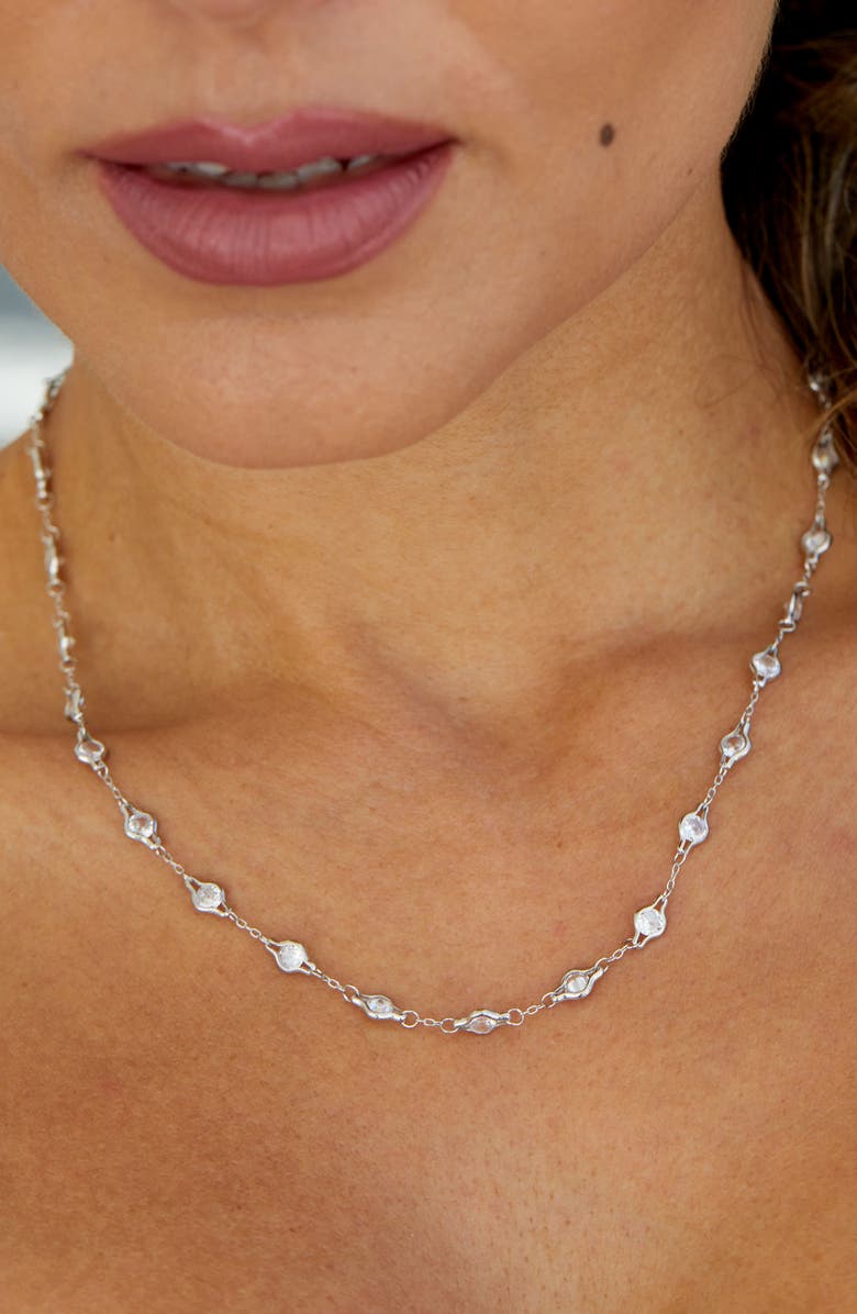 SAVVY CIE JEWELS Gold Vermeil By The Yard Necklace, Alternate, color, 