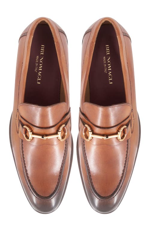 Bruno Magli Alessandro Bit Loafer In Brown Leather