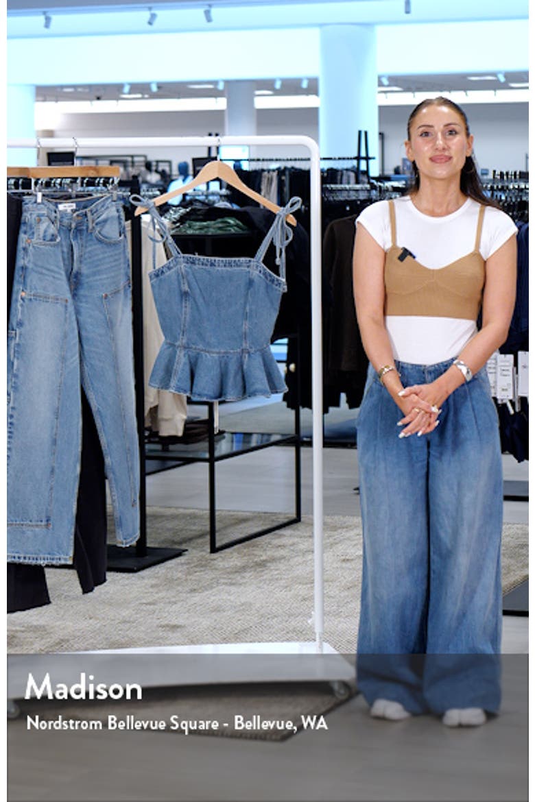 Peplum Denim Camisole video