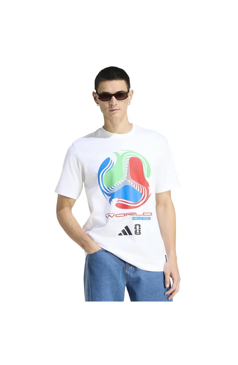 adidas Men's adidas White 2026 FIFA World Cup Tour T-Shirt, Main, color, White