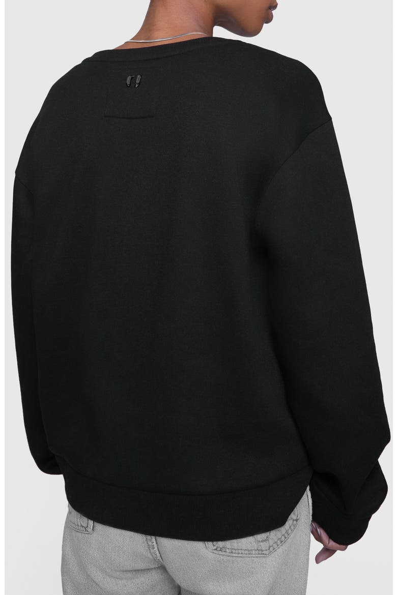 New York Crewneck Sweatshirt, Alternate, color, TRUE BLACK