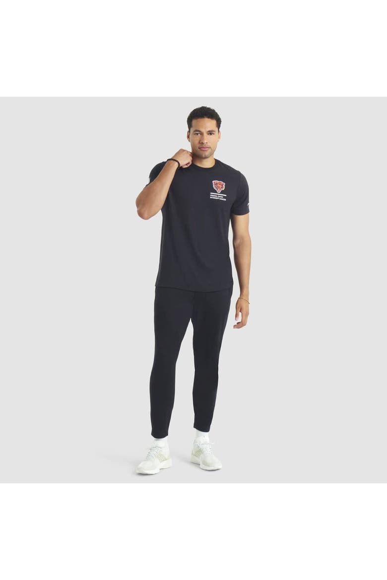 Men's Nike Black Chicago Bears 2025 NFL Crucial Catch Tri-Blend Dri-FIT T-Shirt, Alternate, color, Black