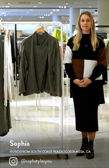 Eileen Fisher Stand Collar Jacket (Women) | Nordstromrack