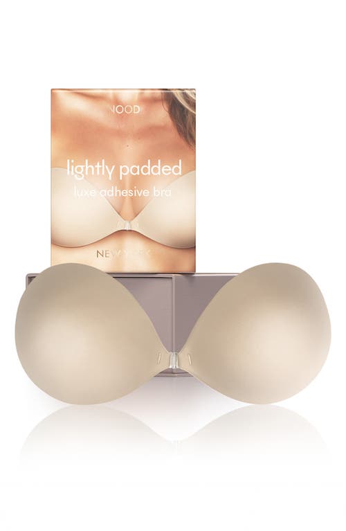 Nood Lightly Padded Luxe Adhesive Bra In Brown