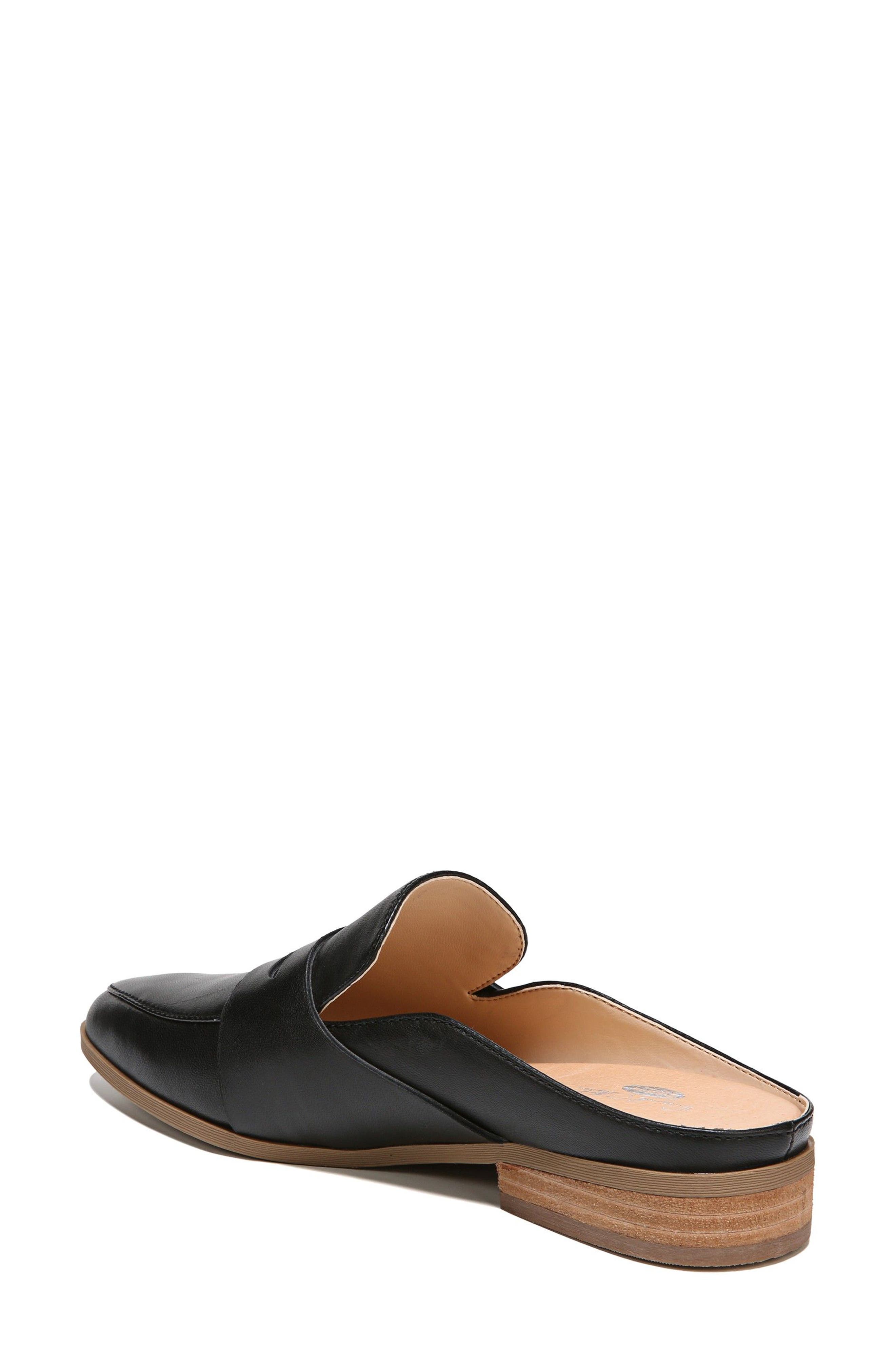 Eden Mule, Alternate, color, BLACK LEATHER