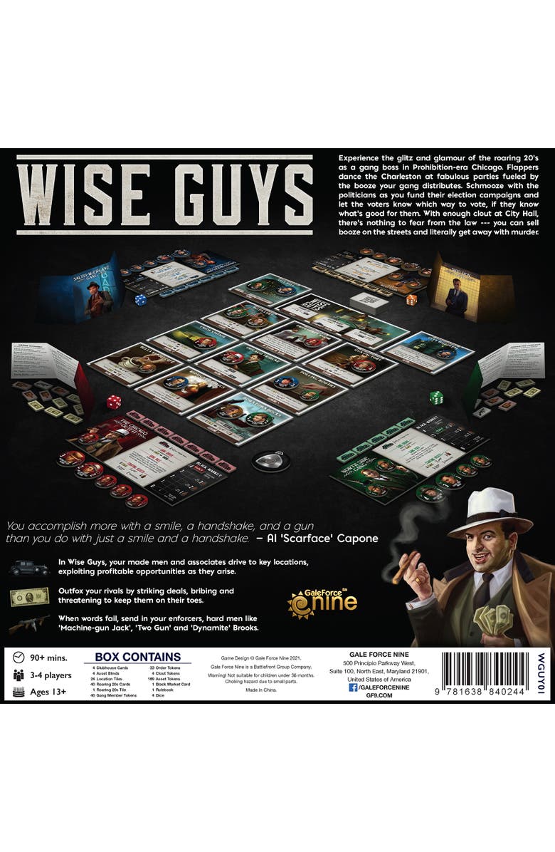 Gale Force 9 Wise Guys Ages 14+, Alternate, color, Multicolored