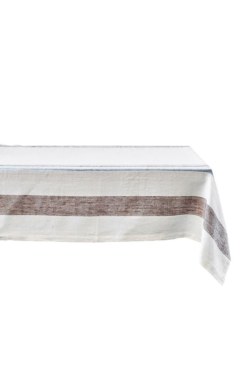Juliska Danish Stripe Table Runner, Main, color, Taupe