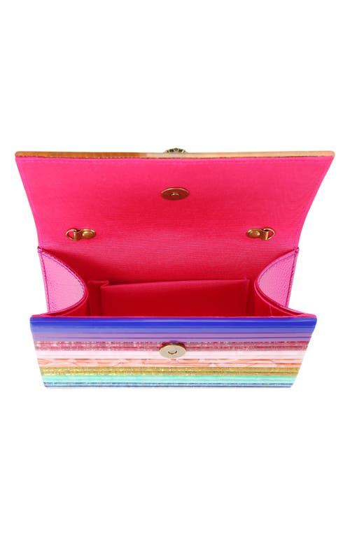 Kurt Geiger London Party Eagle Drench Clutch In Multi