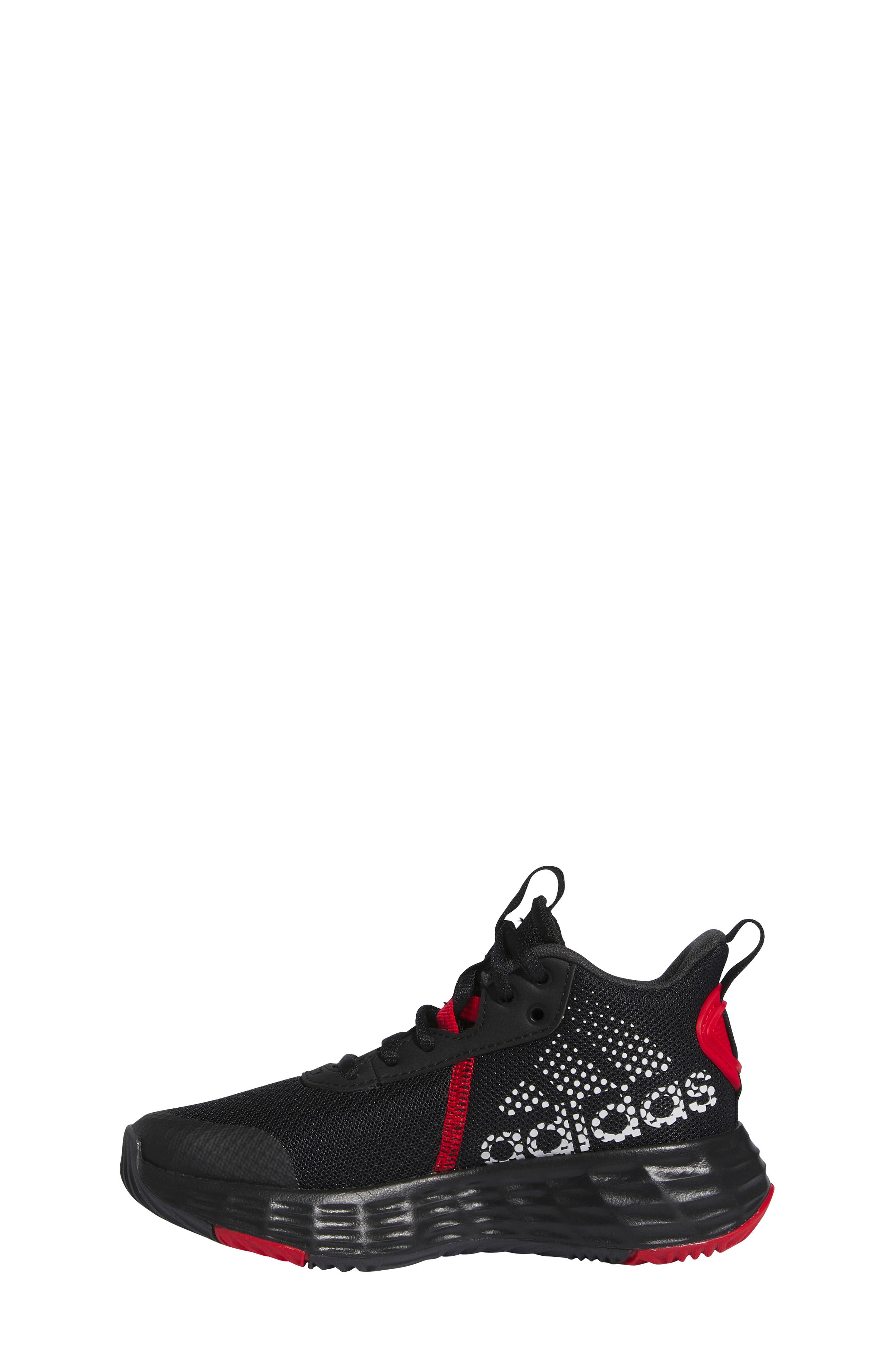 Kids' Own the Game 2.0 Sneaker, Alternate, color, BLACK/ WHITE/ VIVID RED