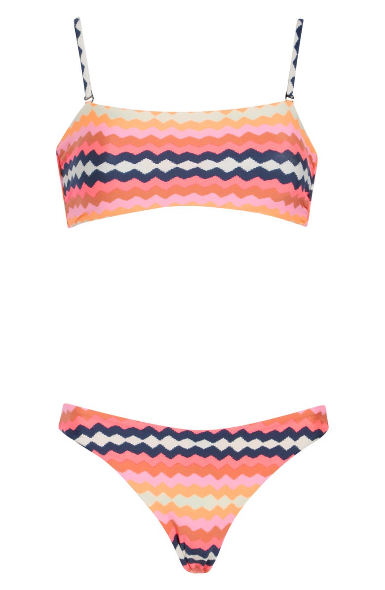 Maaji Sublimity Reversible Bikini Bottoms, Alternate, color, Orange