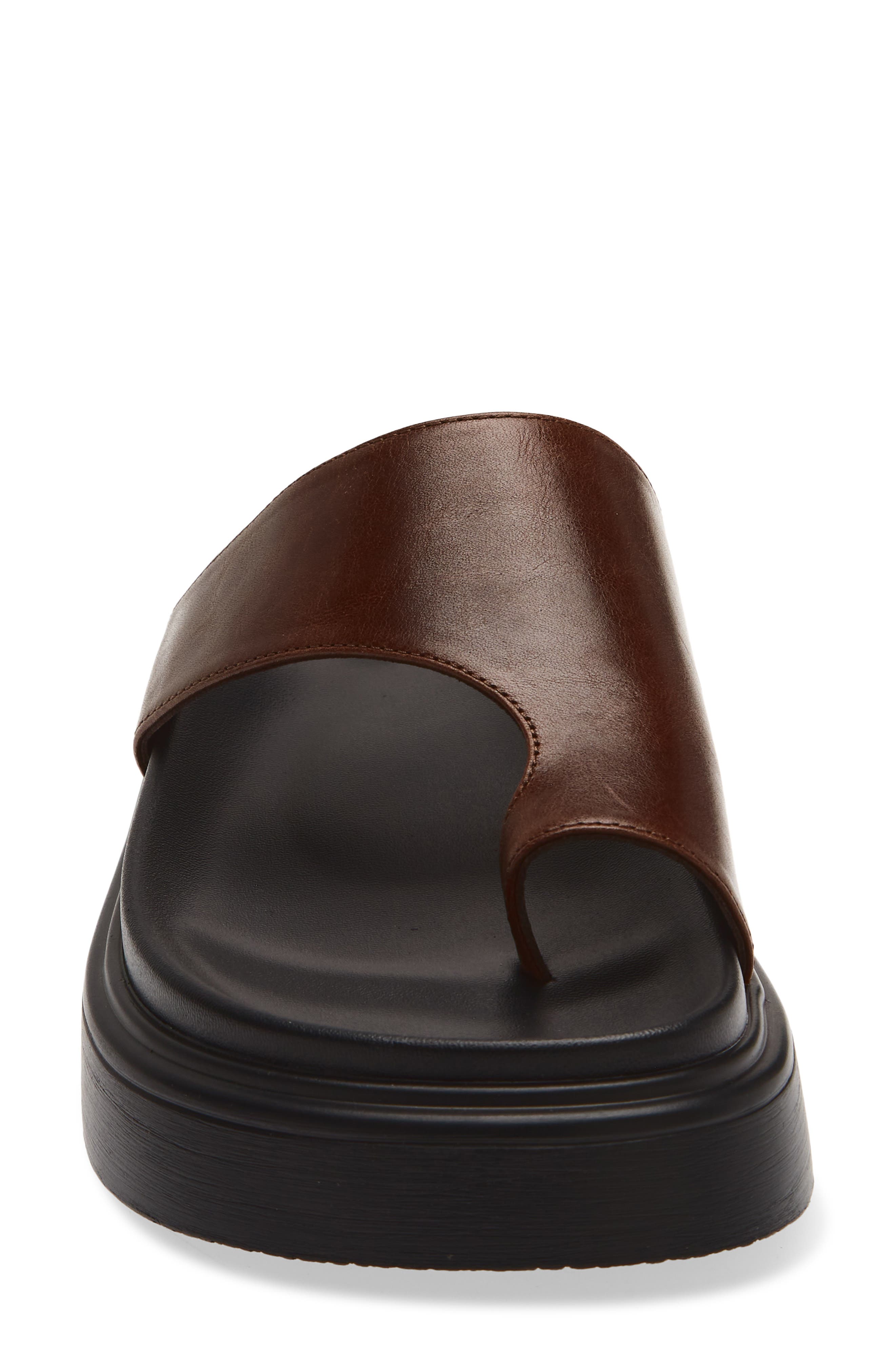Jazzy Toe Loop Sandal, Alternate, color, CHOCOLATE VINTAGE