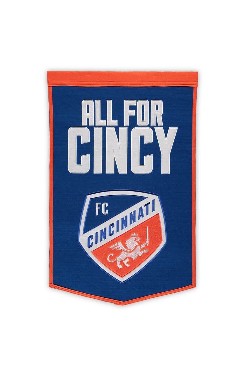 WINNING STREAK FC Cincinnati Dynasty Banner, Main, color, 