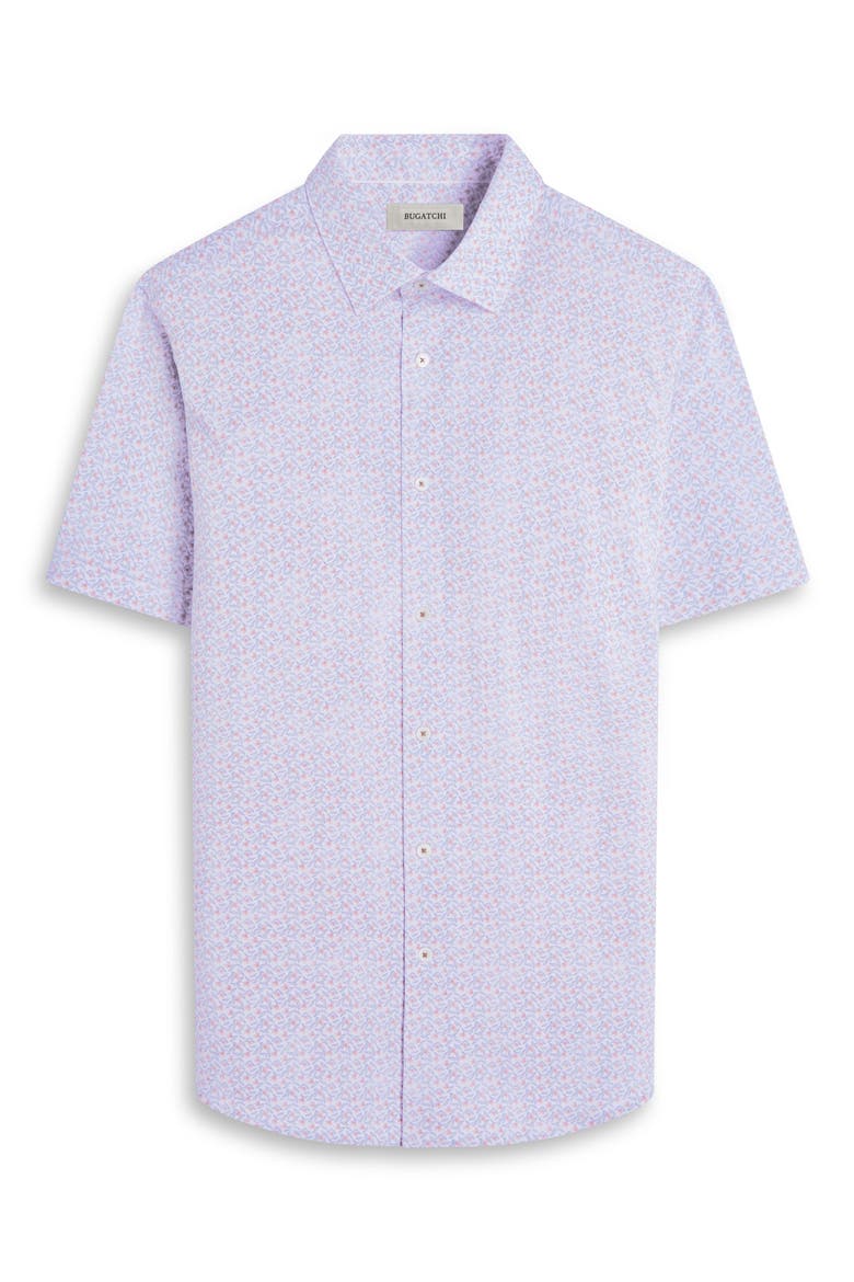 Miles OoohCotton® Floral Short Sleeve Button-Up Shirt, Alternate, color, JAFFA