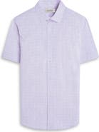 Bugatchi Miles OoohCotton® Floral Short Sleeve Button-Up Shirt