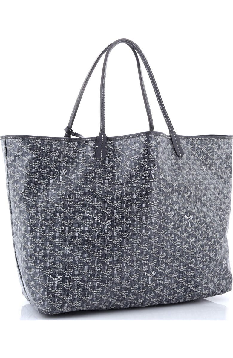 Pre-Owned Goyard Saint Louis Tote Coated Canvas GM, Alternate, color, Gray