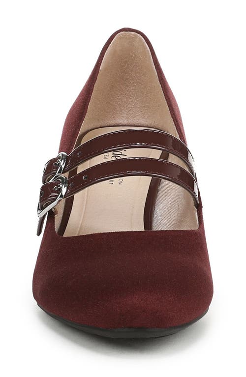 Lifestride True Mary Jane Pump In Burgundy