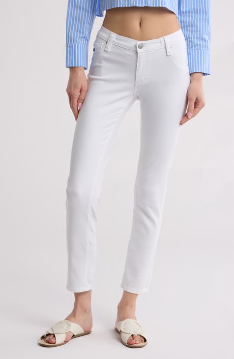 Maternity Prima Ankle Jeans (White)