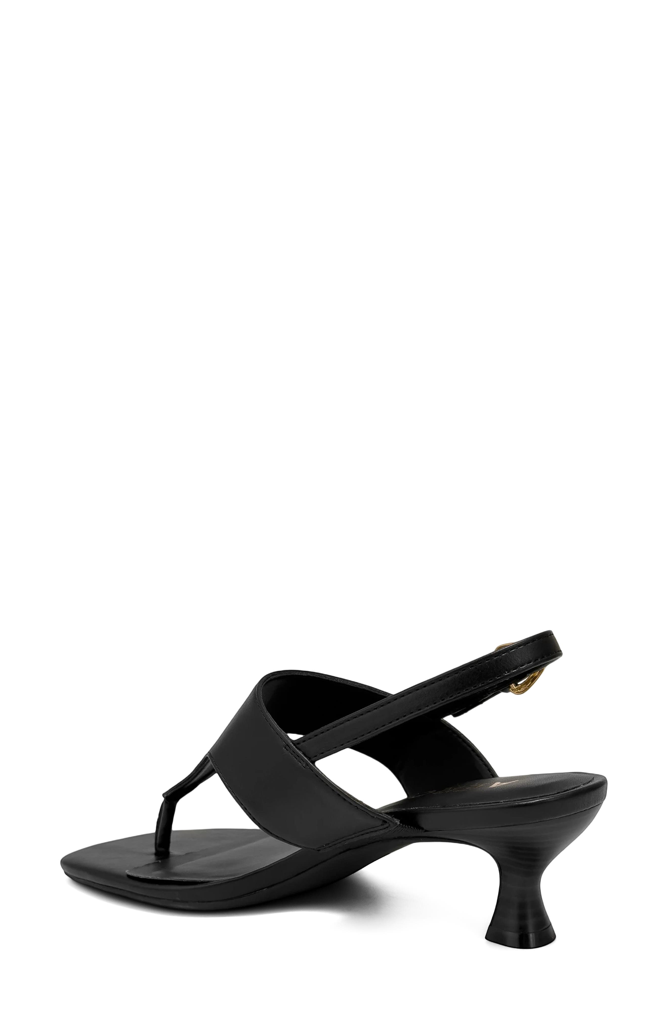 Aerosoles Kora Slingback Sandal, Alternate, color, Black Fx Nappa