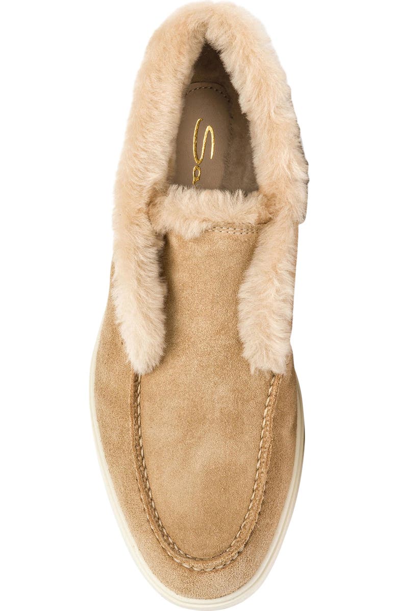 Santoni Women's suede desert boot, Alternate, color, Brown