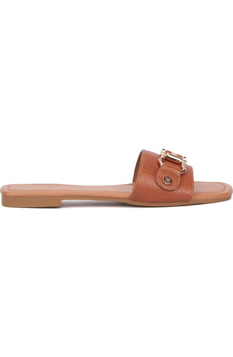 NEW YORK AND COMPANY Nastia Sandal, Alternate, color, Cognac