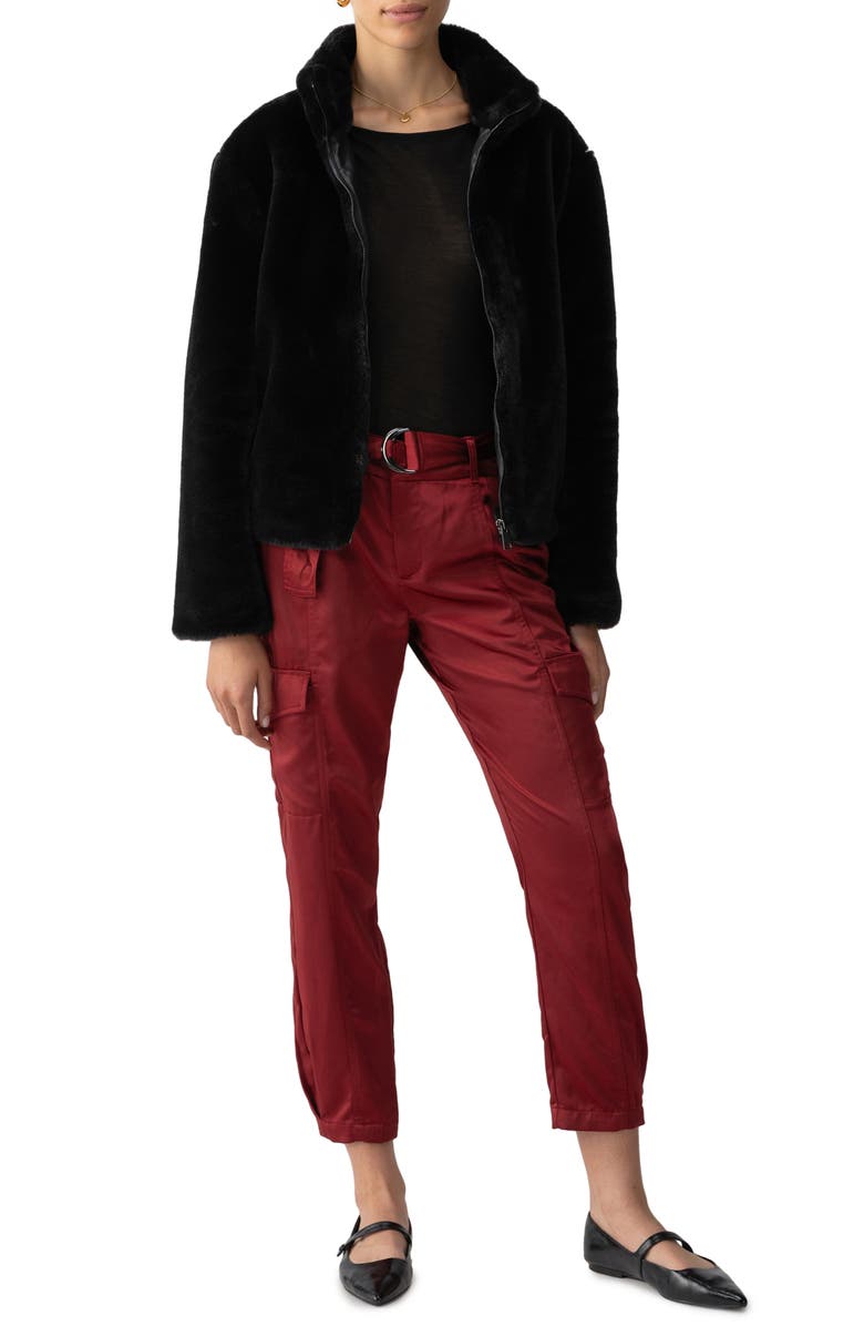 Sanctuary Lux Faux Fur Jacket, Alternate, color,