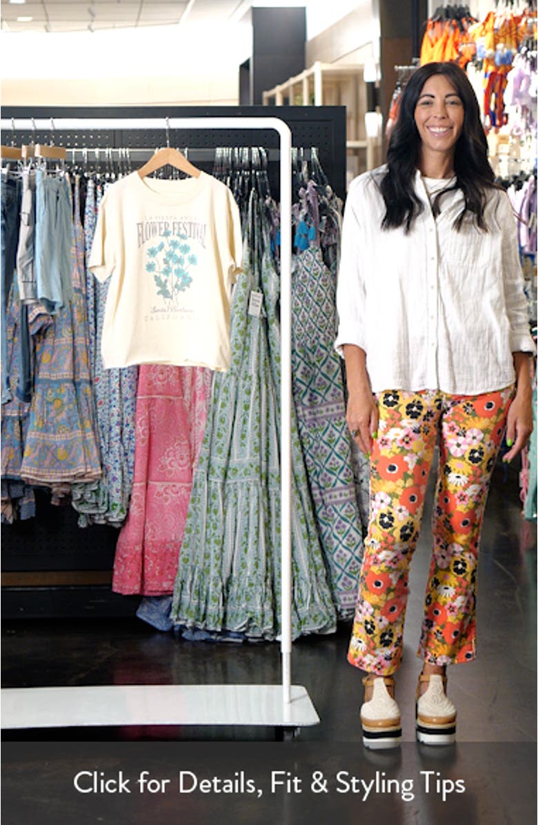 Kids' Crop Cotton Graphic T-Shirt, sales video thumbnail