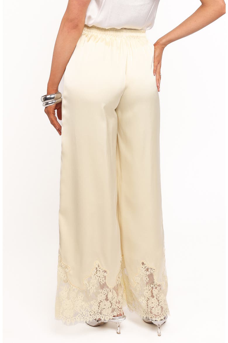 Viola Drawstring Waist Wide Leg Pants, Alternate, color, YELLOW