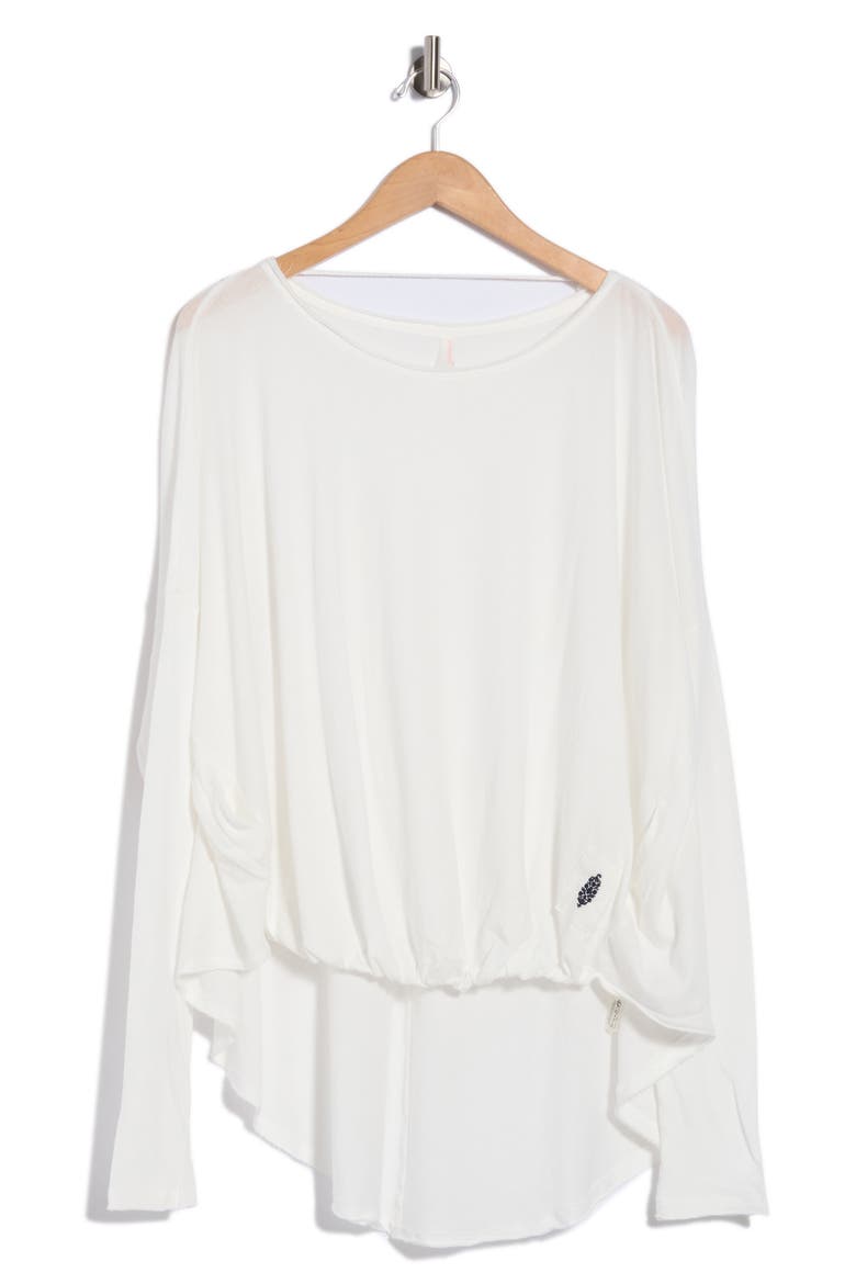 Sheer Bliss High-Low Top, Main, color, WHITE