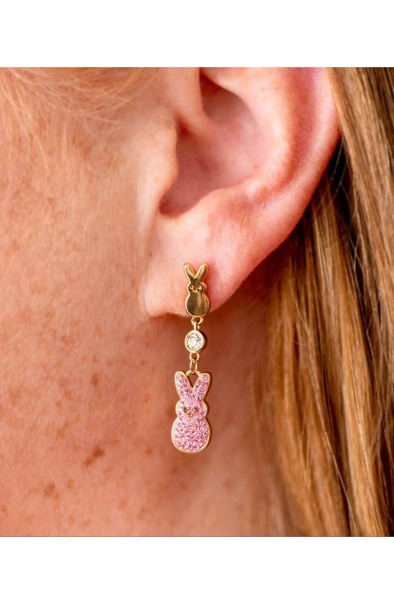 Alex and Ani Peeps<sup>®</sup> Statement Earrings, Alternate, color, Pink