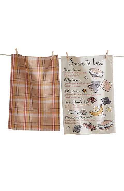 S'more to Love Set of 2 Assorted Kitchen Towels