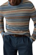 Faherty Sunwashed Stripe Organic Cotton Sweater