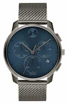 Movado Bold Chronograph Mesh Strap Watch, 42mm