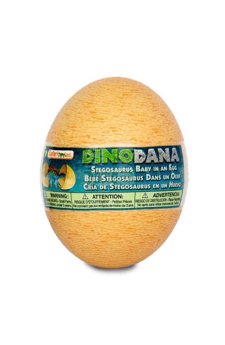 Safari Ltd. Dino Dana Stegosaurus Baby with Egg Kids Toy Figure, Alternate, color, NO COLOR