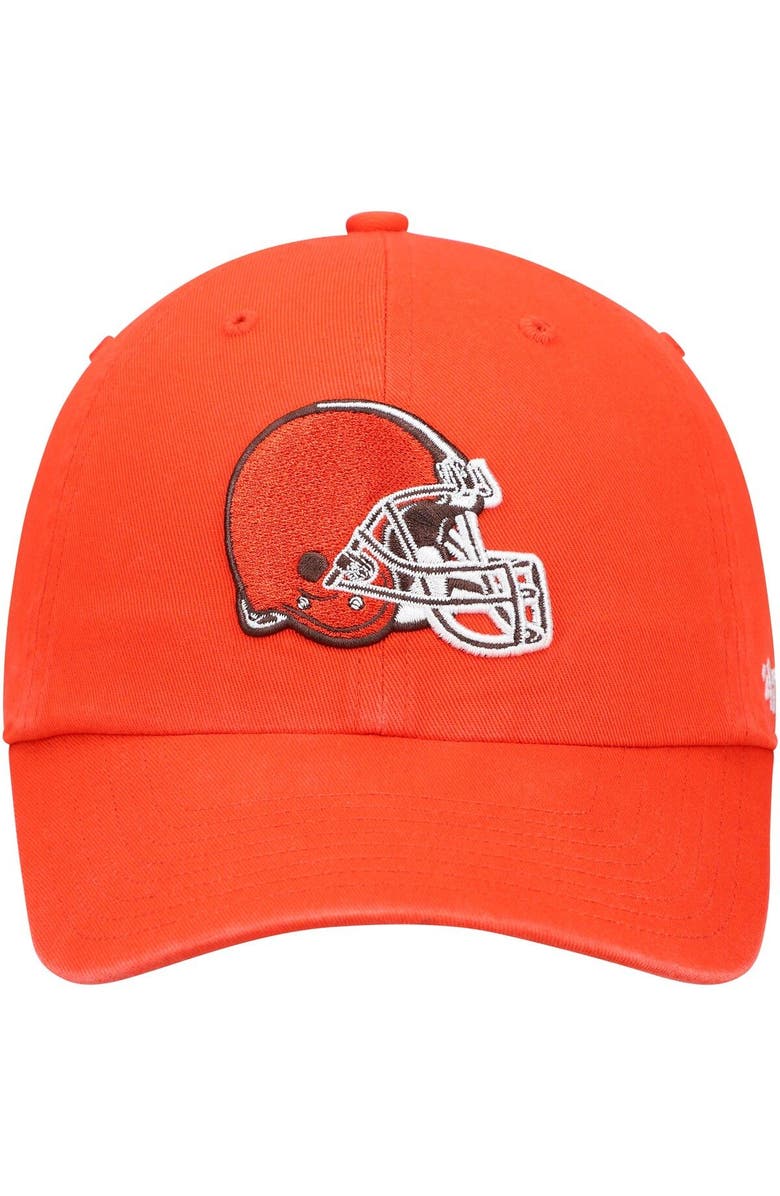 '47 Men's '47 x Zubaz Orange Cleveland Browns Undervisor Clean Up Adjustable Hat, Alternate, color, 