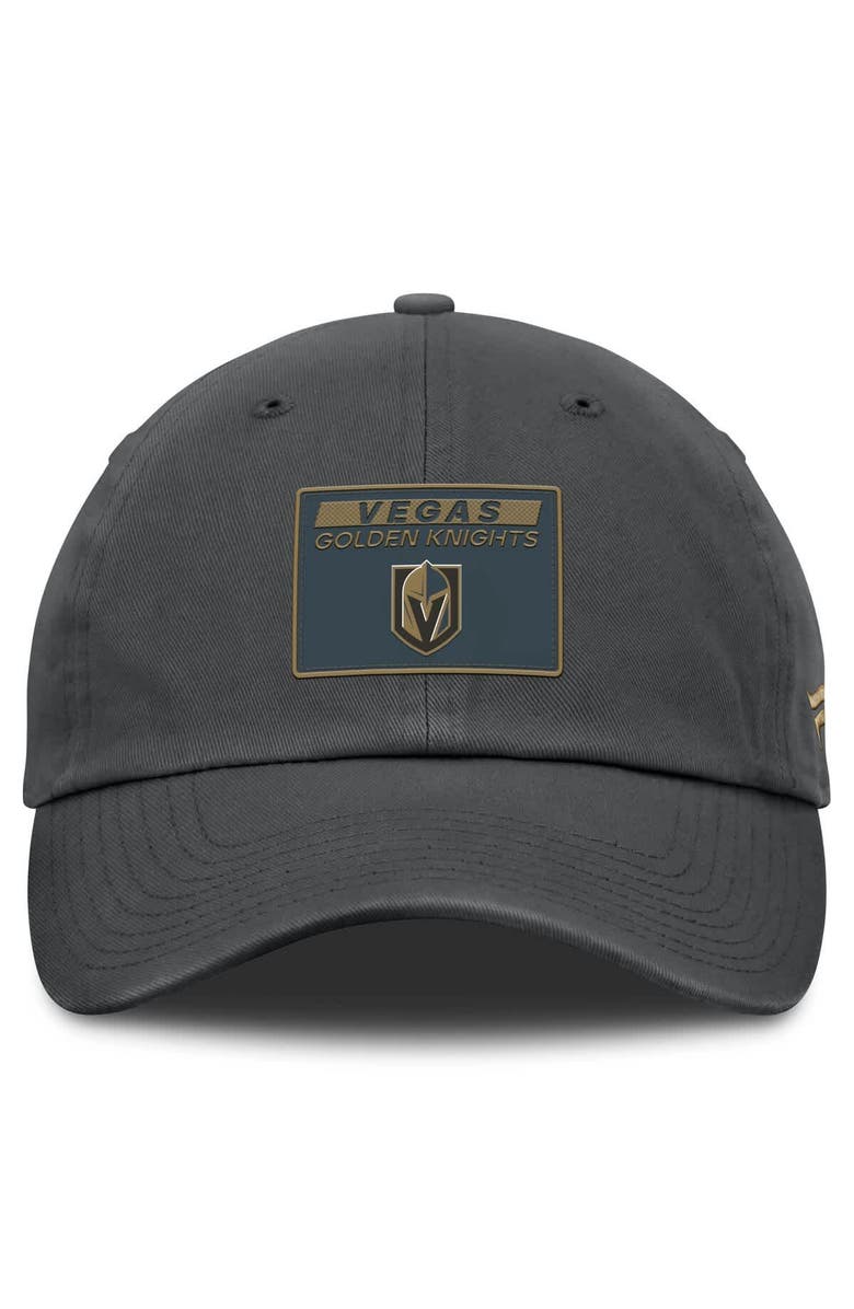 FANATICS Men's Fanatics Gray Vegas Golden Knights  Authentic Pro Prime Adjustable Hat, Alternate, color, Gray