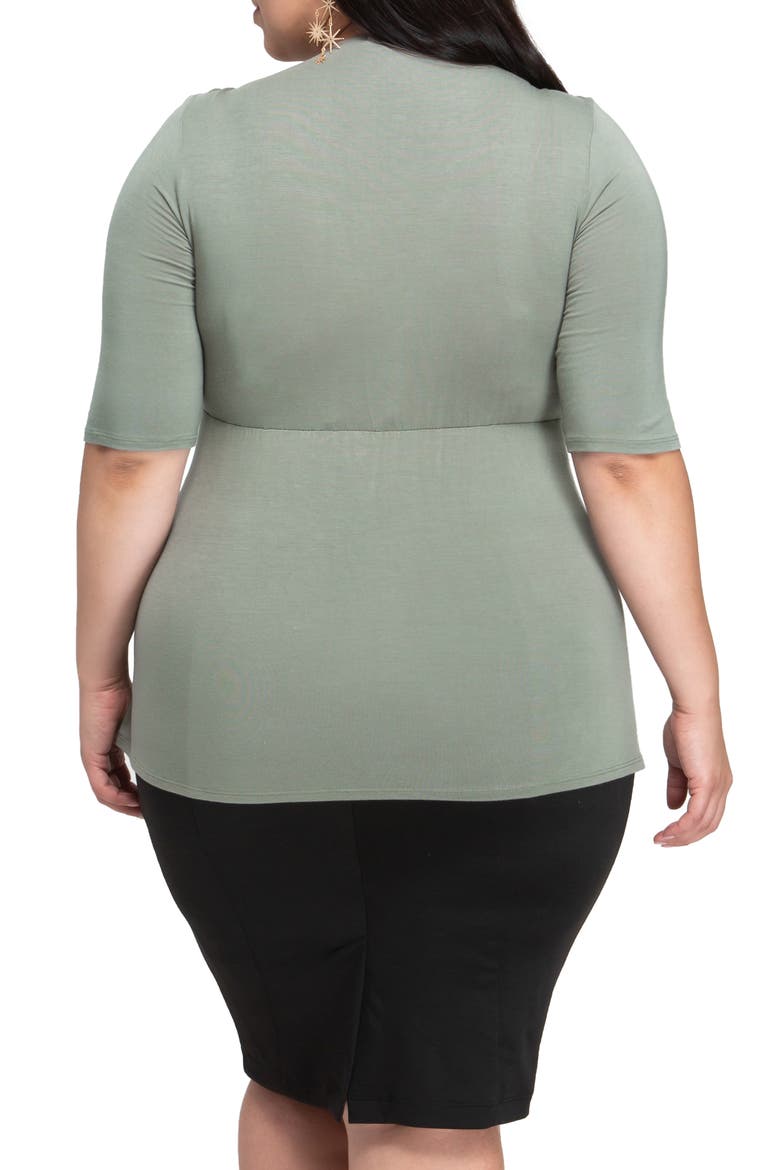 Caycee Twist Top, Alternate, color, THYME