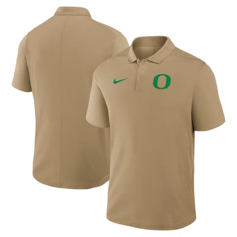 Men's Nike Tan Oregon Ducks Primetime Victory Primary Logo Performance Polo