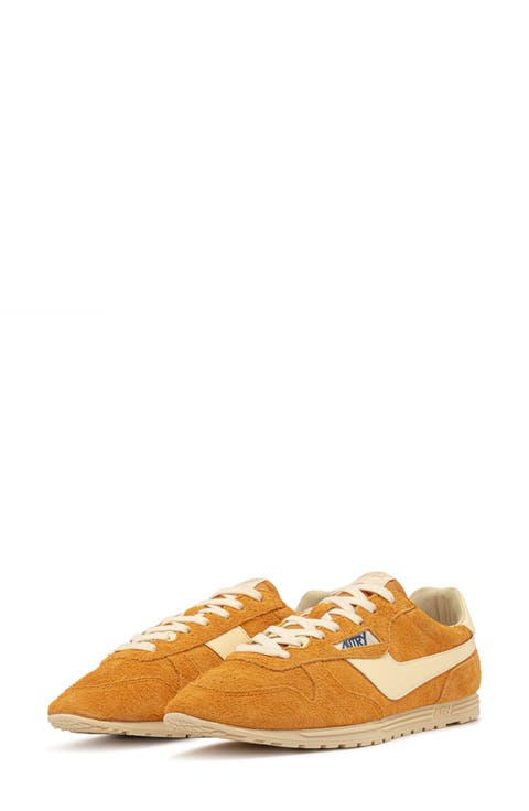 スニーカー AUTRY Woman Sneakers Mustard ADLWUE08 AUTRY Woman | Sneakers and clothing collection